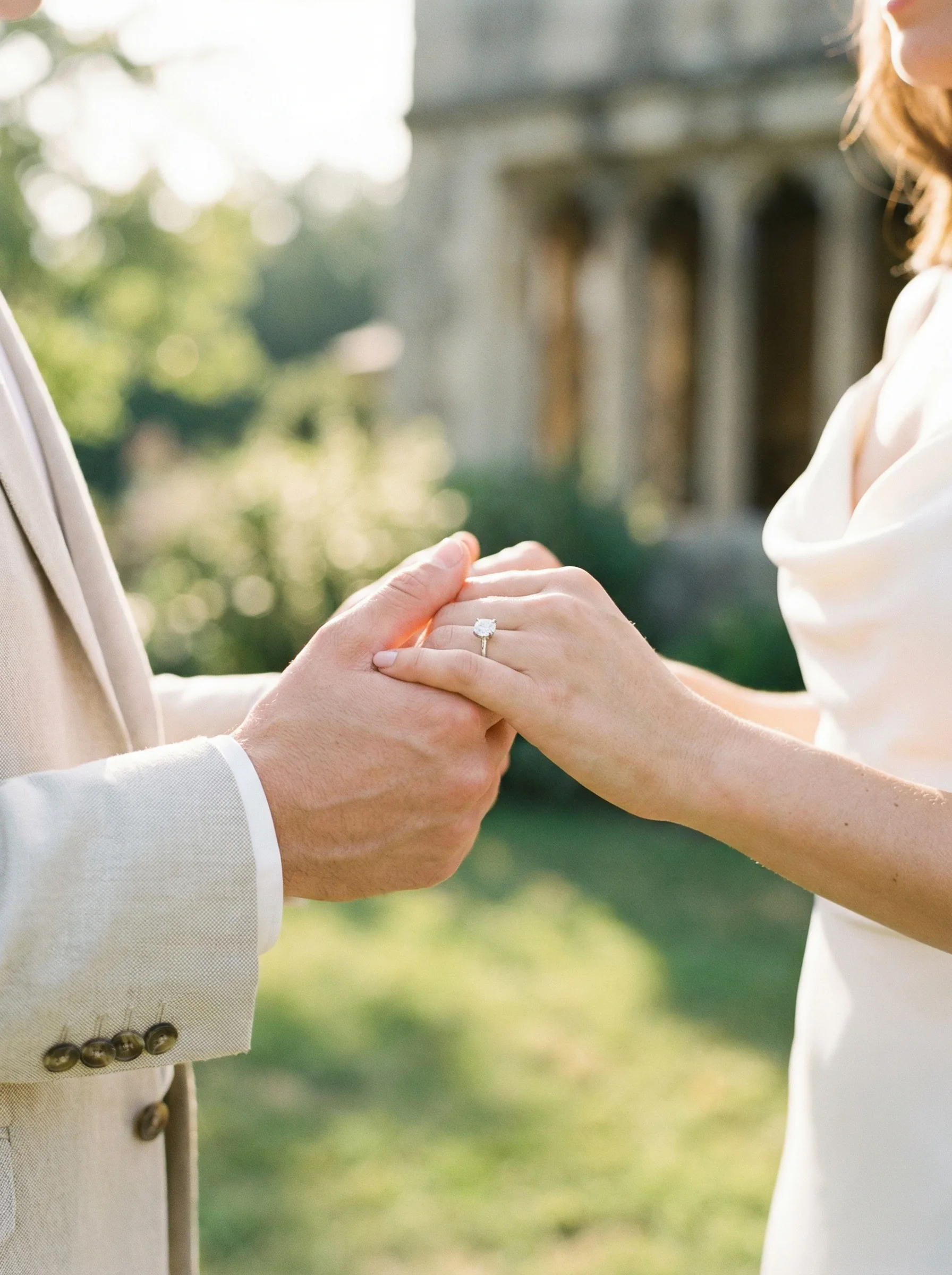Editorial photograph of Amelia&rsquo;s engagement ring